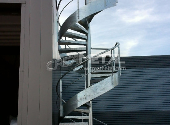 escalier exterieur galvanise