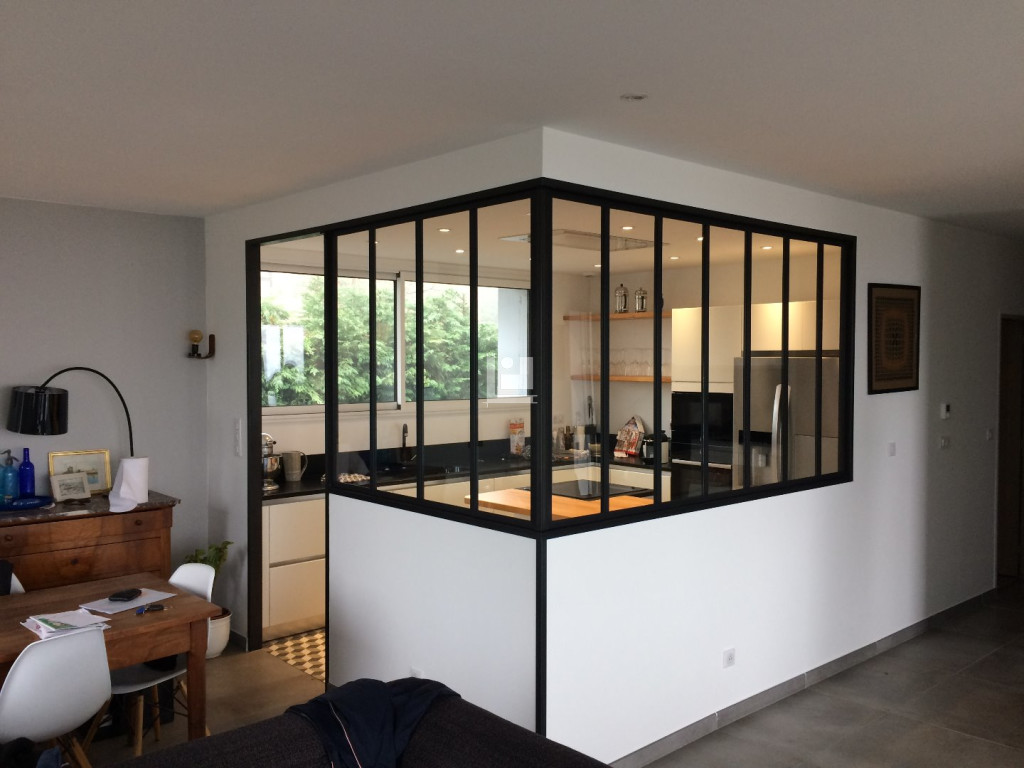 verriere en acier brut sur mesure a lyon