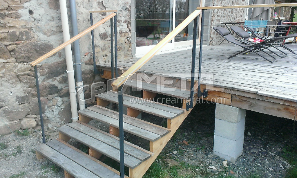 bois MELEZE vitrifiée Garde Lyon, Garde corps de terrasse bois MELEZE vitrifiée Garde Lyon, Garde corps de terrasse