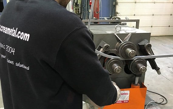 Cintreuses à 3 galets entraineur COMAC