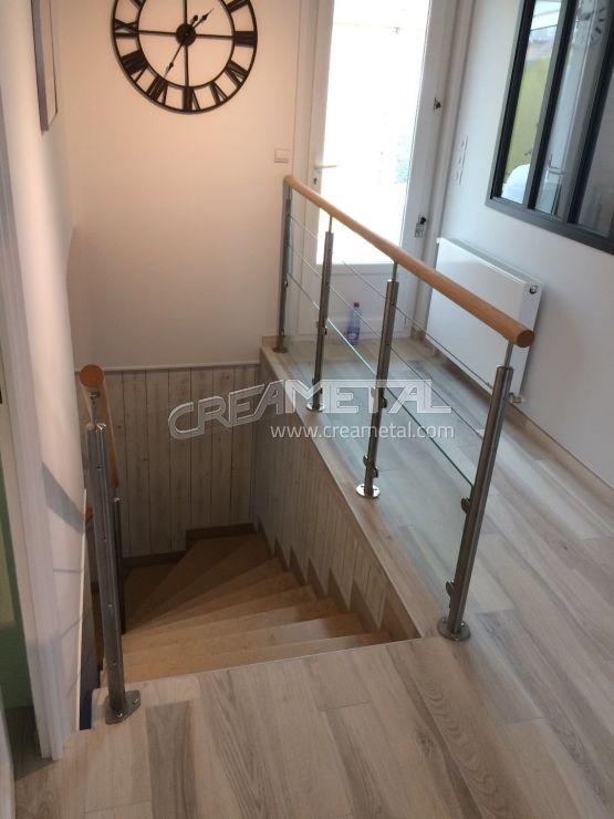 Garde corps en inox brossé en Saone et Loire 71
