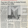 Pour ses 125ans, la chaise Fermob s'offre la Tour eiffel - LA VOIX DE L'AIN
