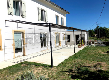 Pergola en acier brut sur mesure proche de Villefranche-sur-Saône (69)