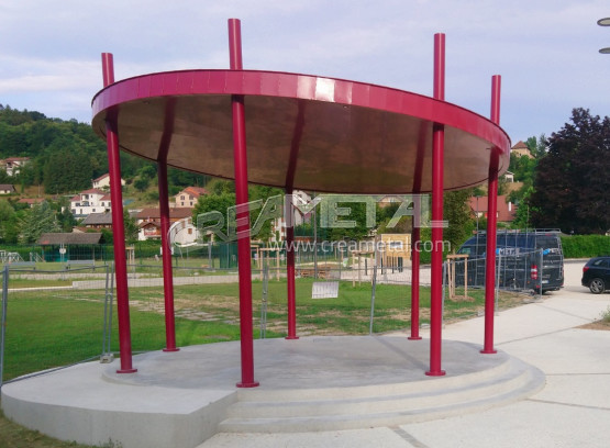 Kiosque en acier sur mesure proche de Grenoble (38)