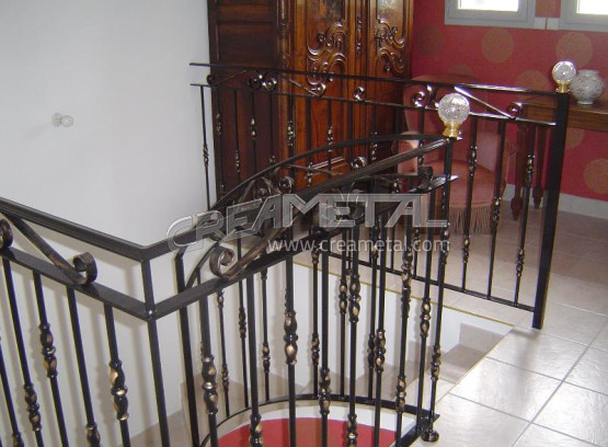 Garde corps escalier intérieur