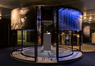 Stucture en aluminium exposition horlogerie BREGUET