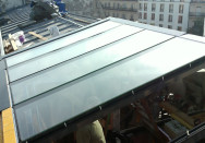 Verrière de toiture coulissante isolante à rupture de pont thermique à Paris