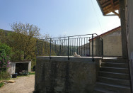 Garde corps de terrasse proche de Bourg-en-Bresse (01)