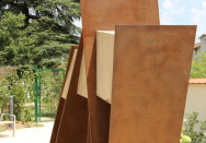 Socle métallique pour l’œuvre « Ambiance canuts » à Caluire-et-Cuire (69)