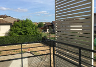 Garde-corps terrasse sur mesure à la Gendarmerie de Belleville-en-Beaujolais (69)