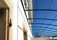 Pergola en acier brut sur mesure proche de Villefranche-sur-Saône (69)