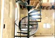 Escalier Hélicoïdal Bois/Métal dans la région du Beaujolais (69)