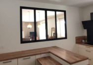 Verrière intérieure sur-mesure en acier à Montmerle-sur-Saône (01)