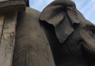 Fabrication d'une cage pour transport des Elephants Les 4 sans culs à CHAMBERY 74 