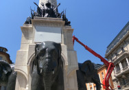 Fabrication d'une cage pour transport des Elephants Les 4 sans culs à CHAMBERY 74 