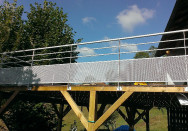 Garde corps de terrasse installé dans le beaujolais (69)