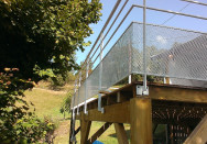 Garde corps de terrasse installé dans le beaujolais (69)