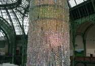 Installation de l'oeuvre SWAROVSKI - FIAC à Paris