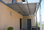 Pergola terrasse en aluminium proche de Mâcon (71)